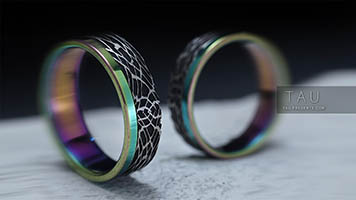 Синее обручальное кольцо